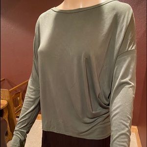 DE/NIM Olive Green Rayon Shirt
